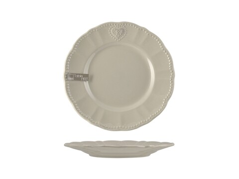 Set 6 farfurii pentru desert Celine, H&H, Ã˜ 20 cm, ceramica, gri