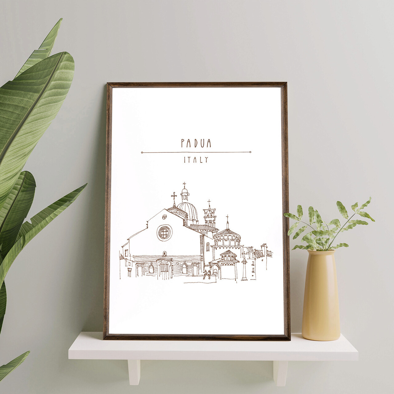 Tablou decorativ TD048 Lemn Desenat manual Natural