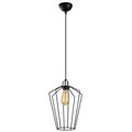 Lustra, Opviq, 892OPV1475, Metal, Negru/Nichel