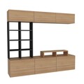 Mobilier living, Decorotika, Sasa, pal melaminat, bej/negru
