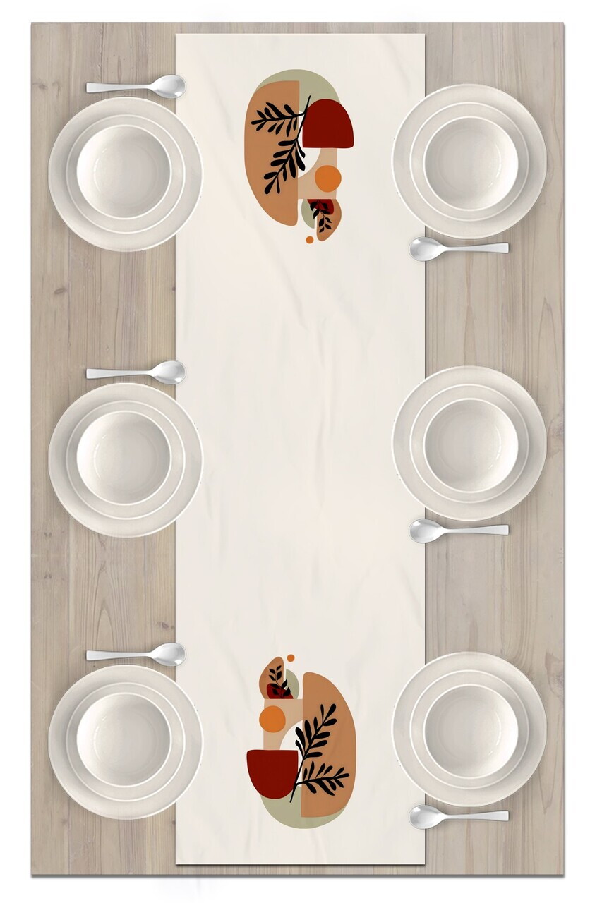 Traversa de masa, Artrunmin-07, 40x135 cm, Poliester, Multicolor — imaginea 2