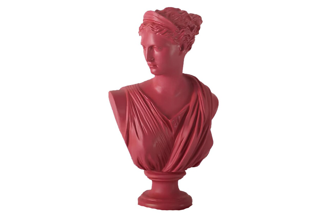 Decoratiune, CY0436, 19x10x32 cm, Poliester, Rosu