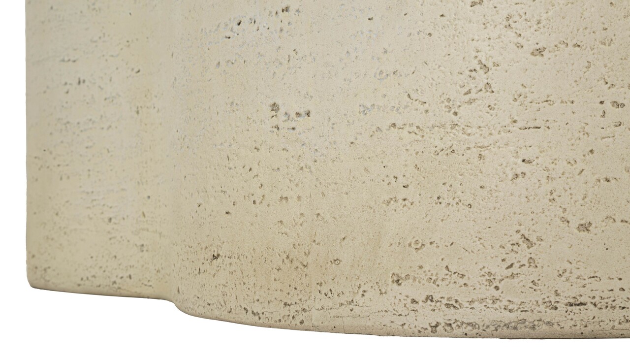 Masuta de cafea, Mauro Ferretti, Cloud, 92.5x54.8x40 cm, utilizare interior / exterior,  oxid de magneziu, crem - view 4