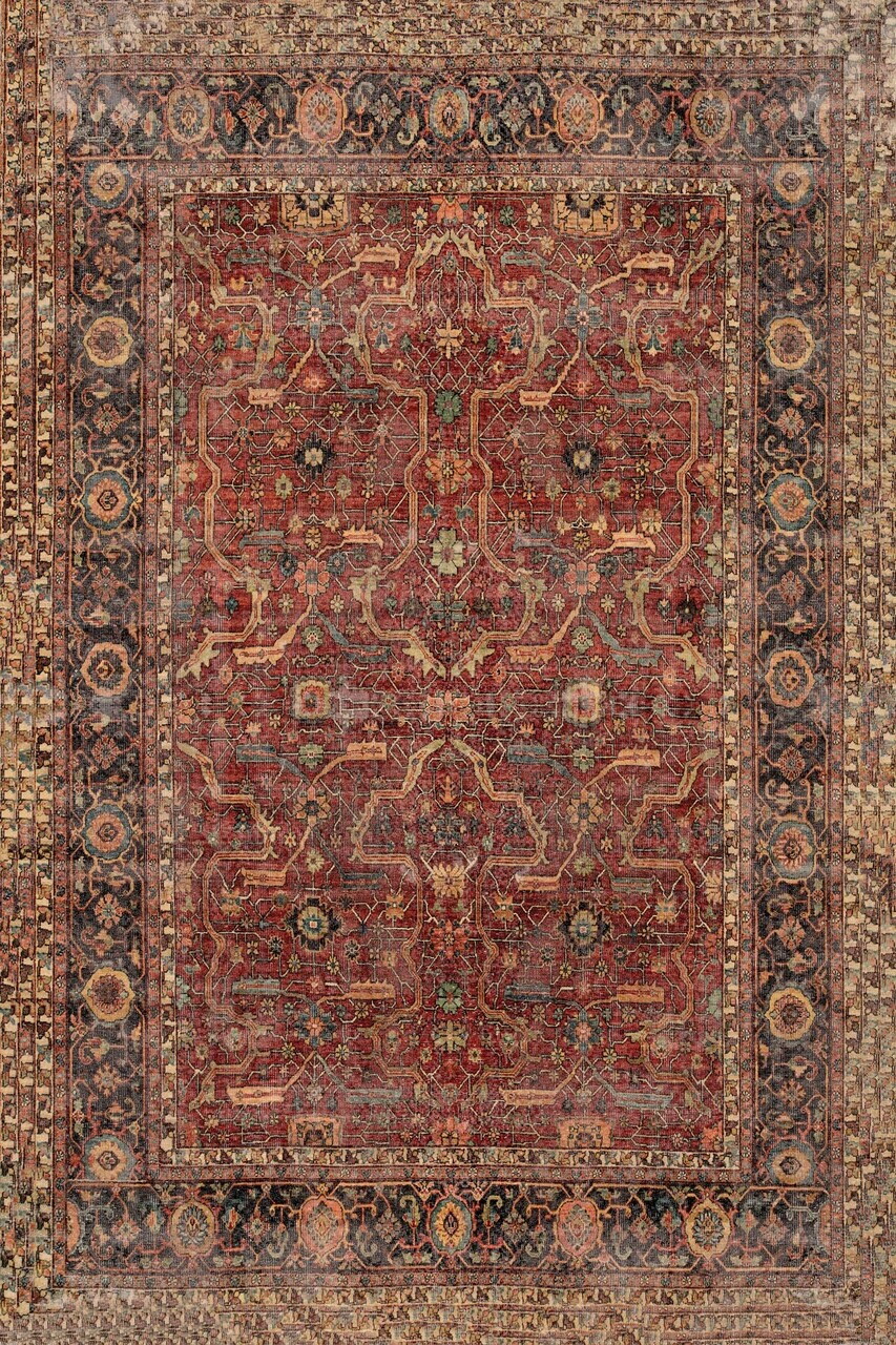 Covor, Hmnt685, 160x230 cm, Poliester, Multicolor — imaginea 2