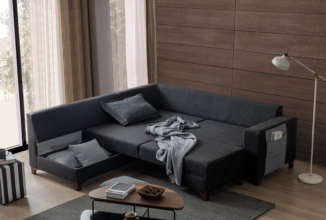 Coltar, Atelier del Sofa, 752EST1401, Lemn de carpen/PAL melaminat, Antracit - view 2