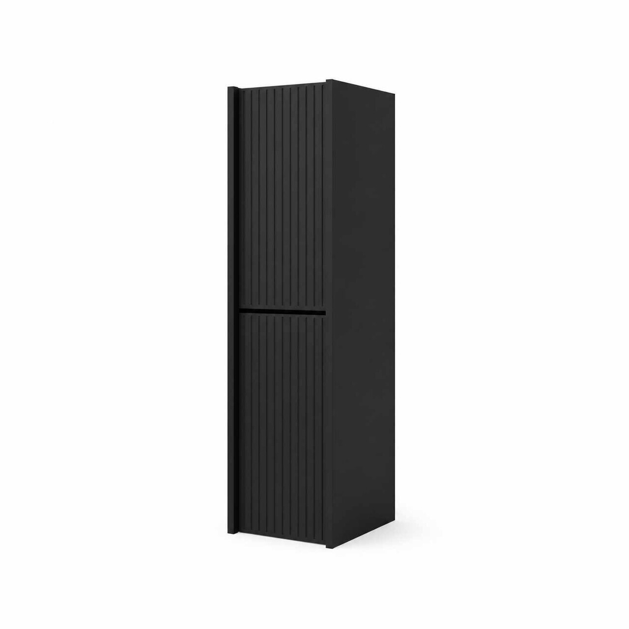 Dulap de baie, Hanah Home, Capella, 34x138x32 cm, MDF, Negru - view 5