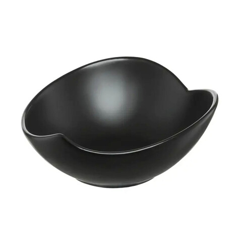 Bol salsa, ambition, 15 x 13 x 6 cm, 280 ml, portelan, negru
