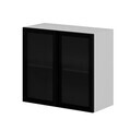 Dulap pentru bucatarie, Hanah Home, Minar, 80x72x37 cm, Alb