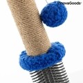 Stalp de zgariat si masaj cu minge pentru pisici Miausage InnovaGoods, 30x51.5 cm