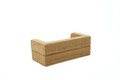 Canapea extensibilă cu 2 locuri, Balcab Home, 825BLC5405, Material: 100% ȘENILĂ, Maro