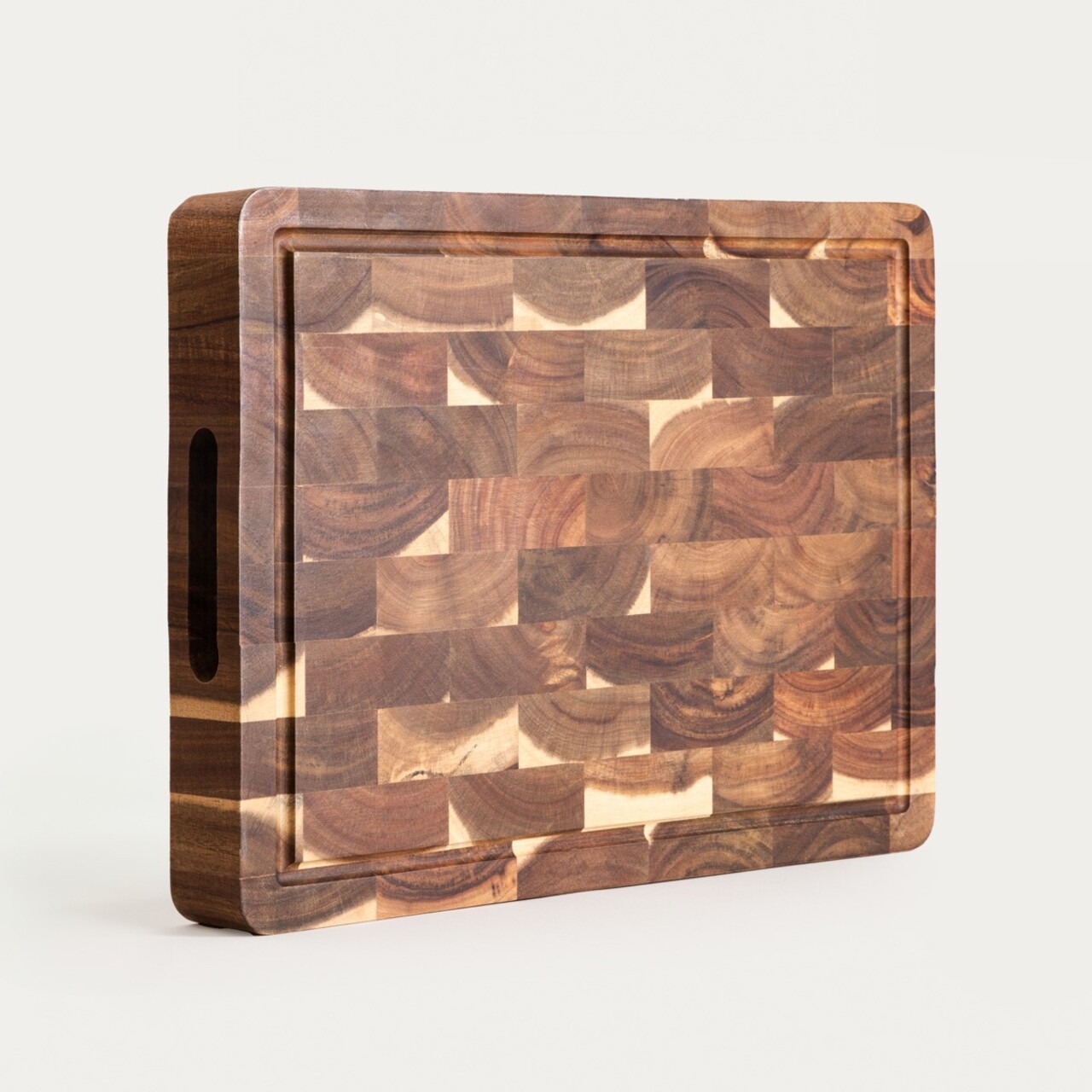 Tocator Navire, Homla, 40.5x34 cm, lemn acacia, maro - 2 | YEO