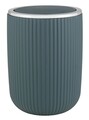 Cos de gunoi, Wenko, Agropoli S, 2 L, 14.5 x 20 x 14.5 cm, plastic, verde inchis