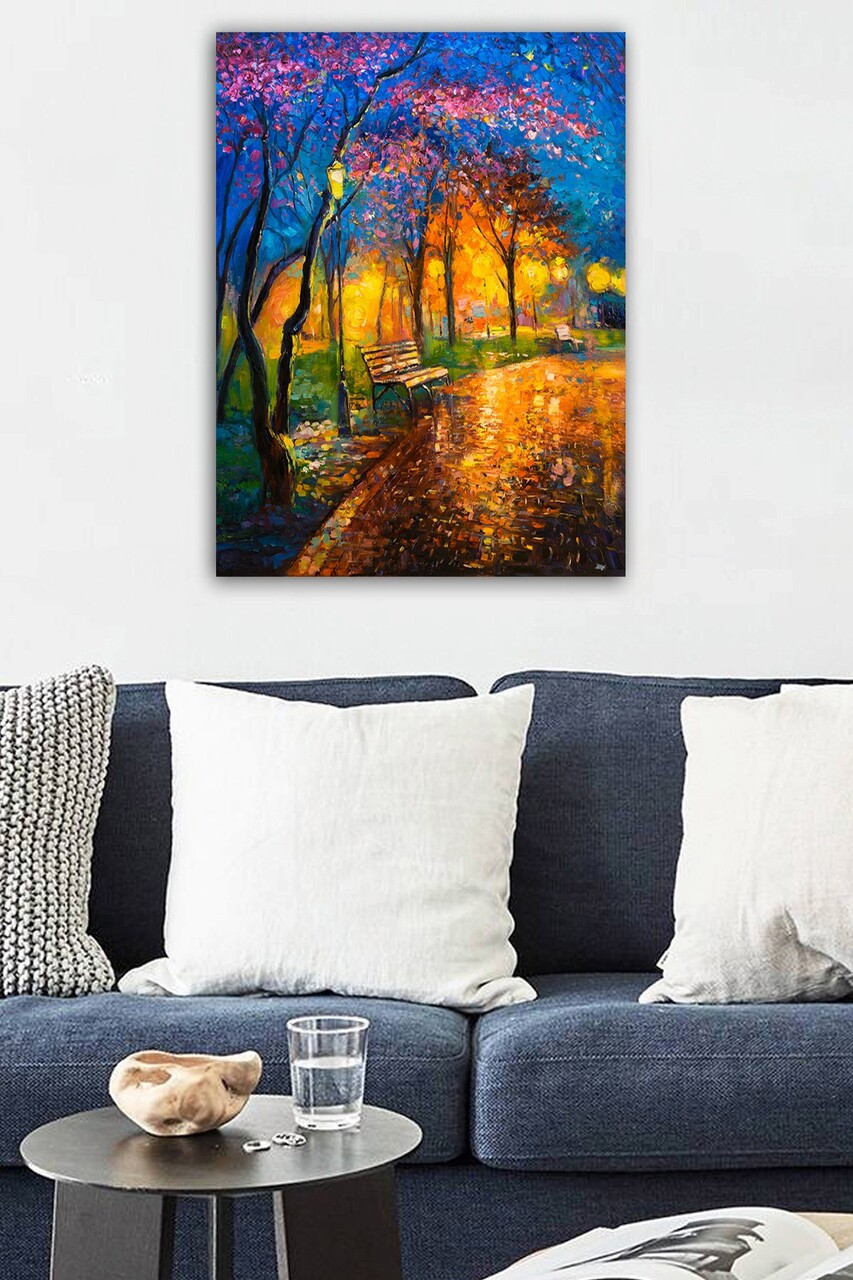 Tablou decorativ 1066486481-5070 Cadru: 100% LEMN (grosime: 3 cm) Multicolor