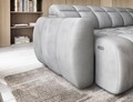 Coltar extensibil dreapta 4 locuri ELTAP, RT-04SO, Falconn, 258x208x107 cm, lemn/poliester, gri