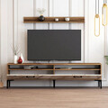 Comoda TV, Hommy Craft, Istanbul, 180x47x35 cm, Nuc/Alb