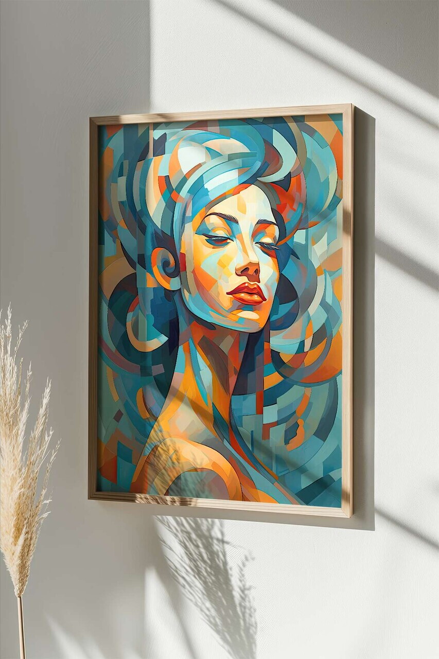 Tablou decorativ, Mscartmdl18, MDF, Multicolor — imaginea 2
