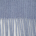 Patura Chenille, Homla, 130x170 cm, poliester, albastru deschis