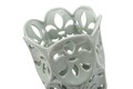 Vaza Petal, Mauro Ferretti, Ø 14x25.5 cm, portelan, gri