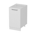 Dulap pentru bucatarie, Hanah Home, Minar, 45x87x58 cm, Alb