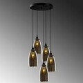 Candelabru, Opviq, Smoked - 042, E27, 60 W, metal/sticla