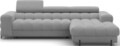 Coltar extensibil dreapta 3 locuri ELTAP, RT-04SO, Felro, 285x181x93 cm, lemn/poliester, gri inchis