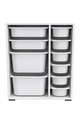 Dulap multifunctional, Estella, Zen 2D2K6U, Alb