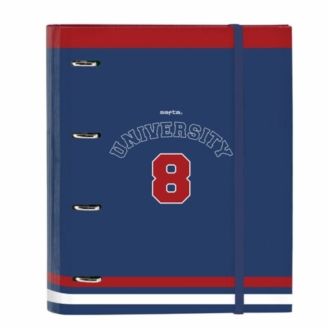 Biblioraft, Safta, University, 27 x 32 x 3.5 cm, poliester, multicolor