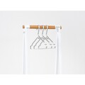Suport pentru haine, Brabantia, Linn, 47.6x34x170 cm, otel, alb
