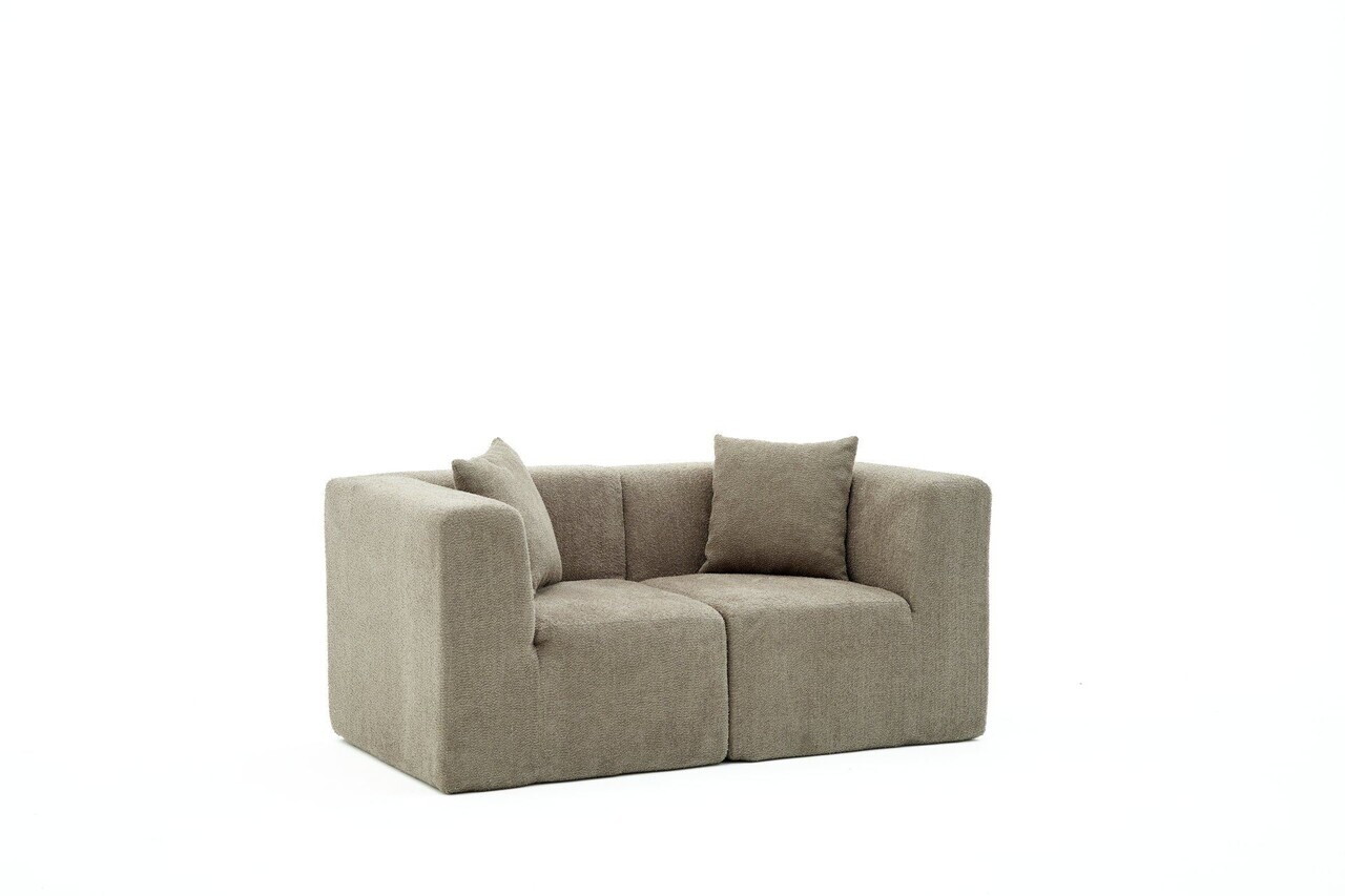 Canapea 2 locuri, Atelier del Sofa, 613LFS1123, Gri — imaginea 4