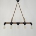 Candelabru Borulu Halat 9, All Design, metal, 90x80 cm, Black