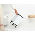 Cos de gunoi, Brabantia, Bo Small, 7 L, 20.7x24.2x40 cm, otel, alb