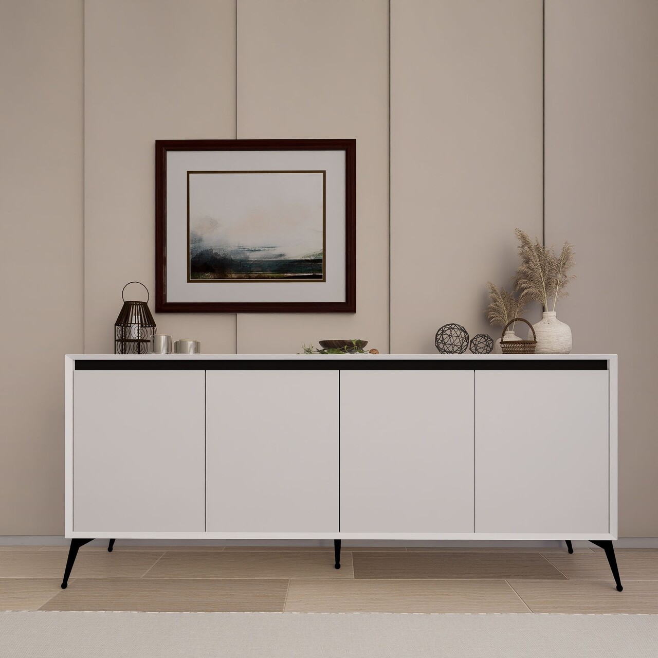Consola, Miwood, Helen 1600-60, Alb - 2 | YEO