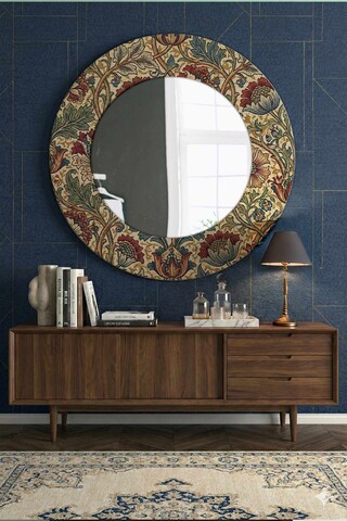 Oglinda decorativa, Artmdfmrr5, Cadru: 100% MDF, Multicolor