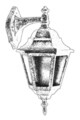 Lampa de exterior, Avonni, 685AVN1348, Plastic ABS, Maro