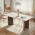 Masa, Nordure, Linza, 180x75x90 cm, PAL, Travertin / Nuc Milano