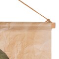 Decoratiune de perete Branch, Creaciones Meng, 44x73 cm, canvas/lemn de brad chinezesc