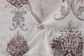 Lenjerie de pat dubla King (FR), Daisy - Red, Pearl Home, Bumbac Ranforce