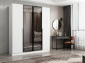 Dulap pentru haine, Hanah Home, Nisa, 180x210x52 cm, Alb