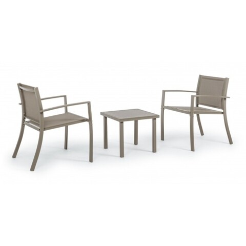 Set Mobilier De Gradina 3 Piese, Auri, Bizzotto, Grej