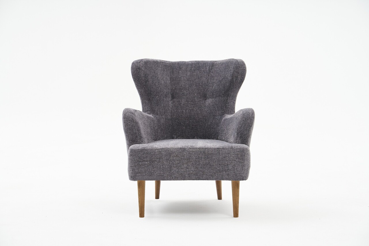 Fotoliu, Atelier del Sofa, 825BLC2371, Lemn de carpen, Gri - view 5