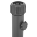 Baza pentru umbrela, Sumbrella, L.36 l.36 H.5 cm, plastic, gri