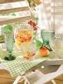 Set 4 pahare de sampanie, Villeroy & Boch, Boston, 145 ml, sticla cristal, verde