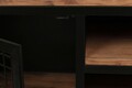 Comoda TV Zeno, Kalune Design, 150x40x47 cm, natural/negru