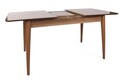 Masa extensibila, Nmobb, Lotus, 130x75x80 cm, MDF , Maro
