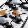 Decoratiune de perete, Camber, Metal, 90 x 32 x 4 cm, Multicolor