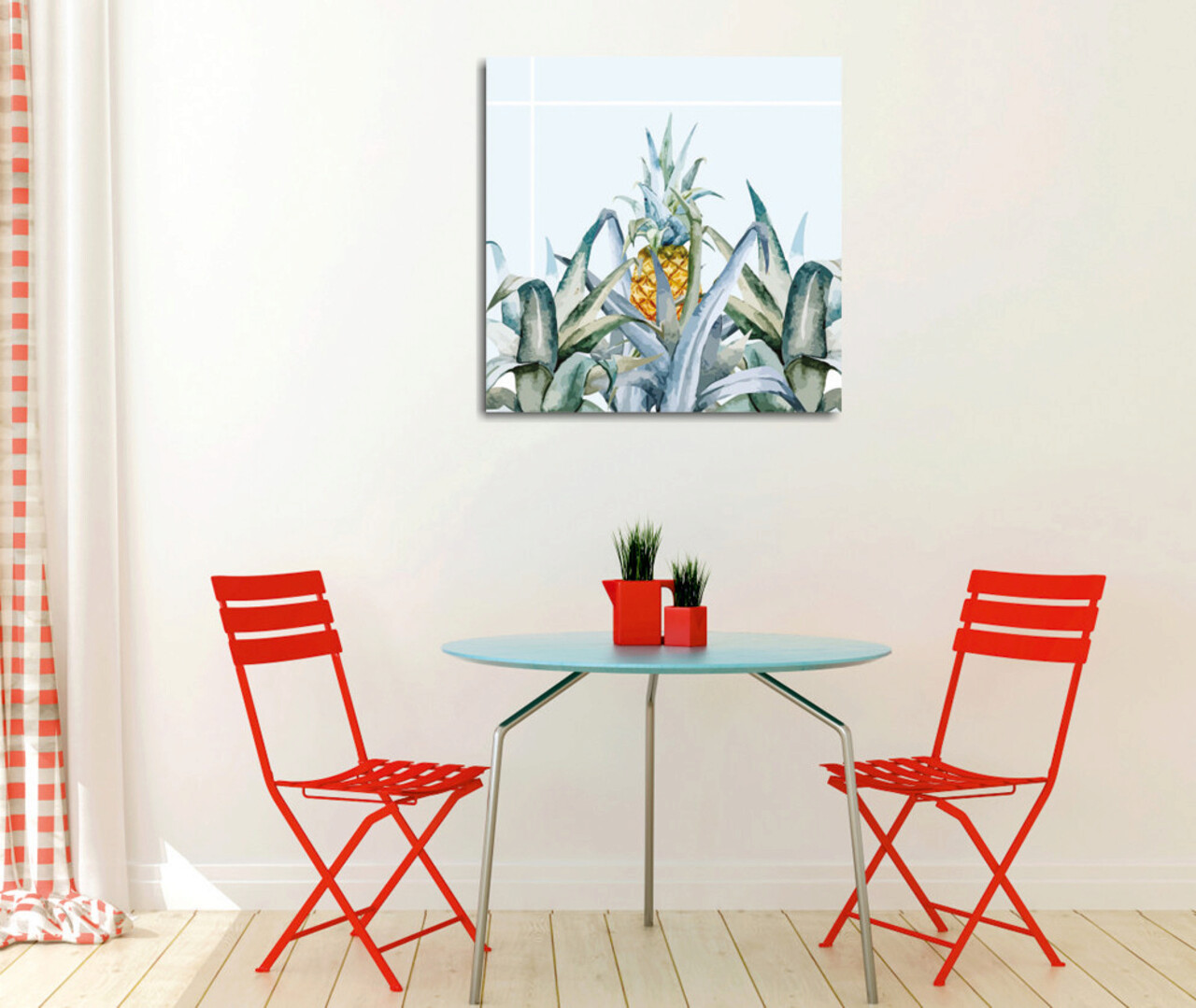 Tablou decorativ, KC332, Cadru: 100% LEMN (grosime: 3 cm), Multicolor - view 2