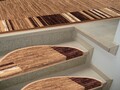 Covor scari Phoenix Semirotund, Decorino, 23x64 cm, poliamida, bej