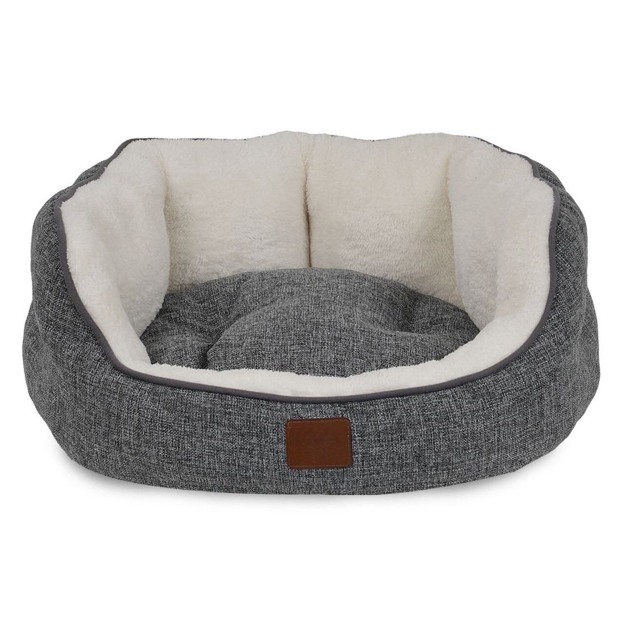 Pat pentru animale de companie, Paws &amp; Whiskers, Coco S, Material exterior: 100% poliester, Gri/Alb - view 3