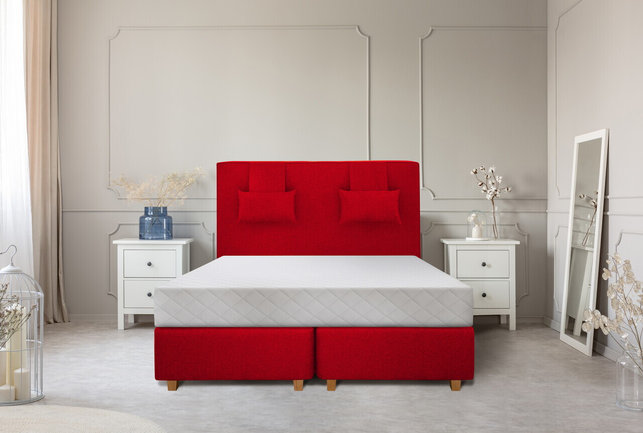 Saltea SuperOrtopedica KONFORTA 19 cm, 140x190x19cm, Husa matlasata, hipoalergenica, Reversibila