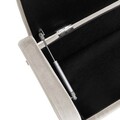 Bancheta cu spatiu pentru depozitare Venlo, Homla, 96x39x45 cm, catifea din poliester/metal, crem/negru